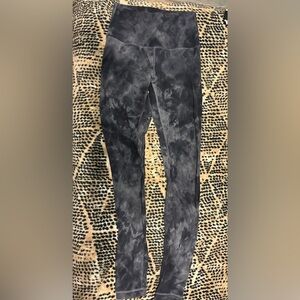Lululemon Black Tie-Dye Leggings